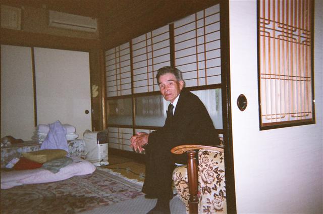 My older bother Katsugi at his house.